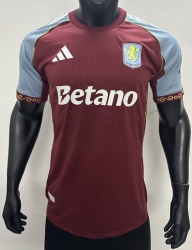 2526 Aston Villa Home PLAYER VERSION Soccer Jersey